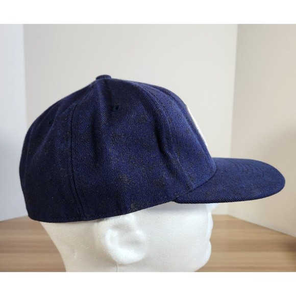 Zephyr 32/5 Penn State Baseball Hat Men's 7 3/8 Blue Fitted Nitty Lions All Over - Picture 2 of 9